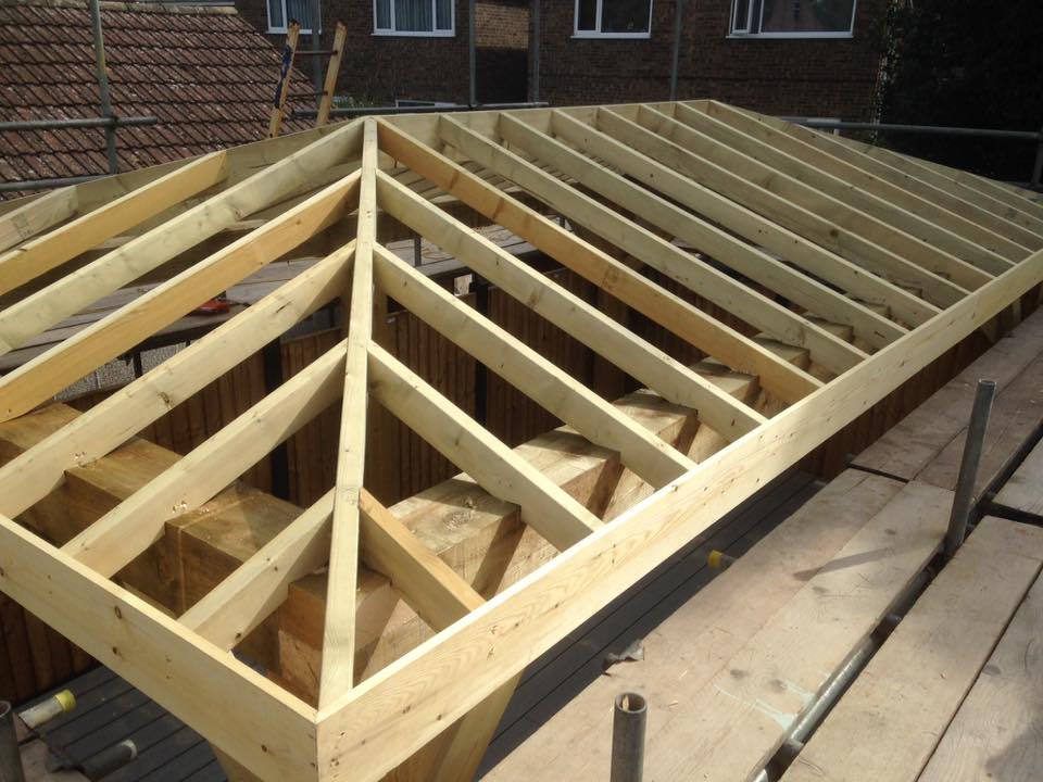 Keenan Roofing Chelmsford Essex Roof for Pub Smoking Shelter