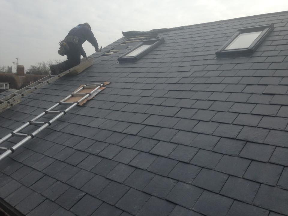 Halstead Slate Roof Installed