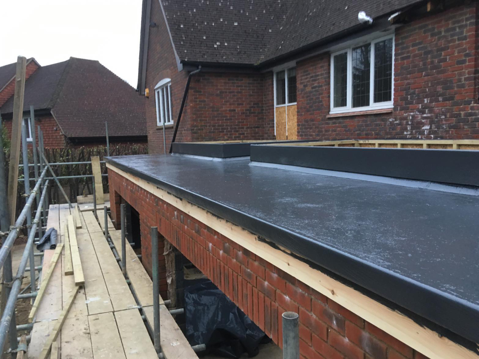 Hutton GRP Roof Installed