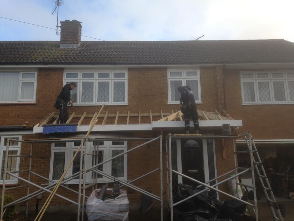 Porch Roof Installed in Boreham