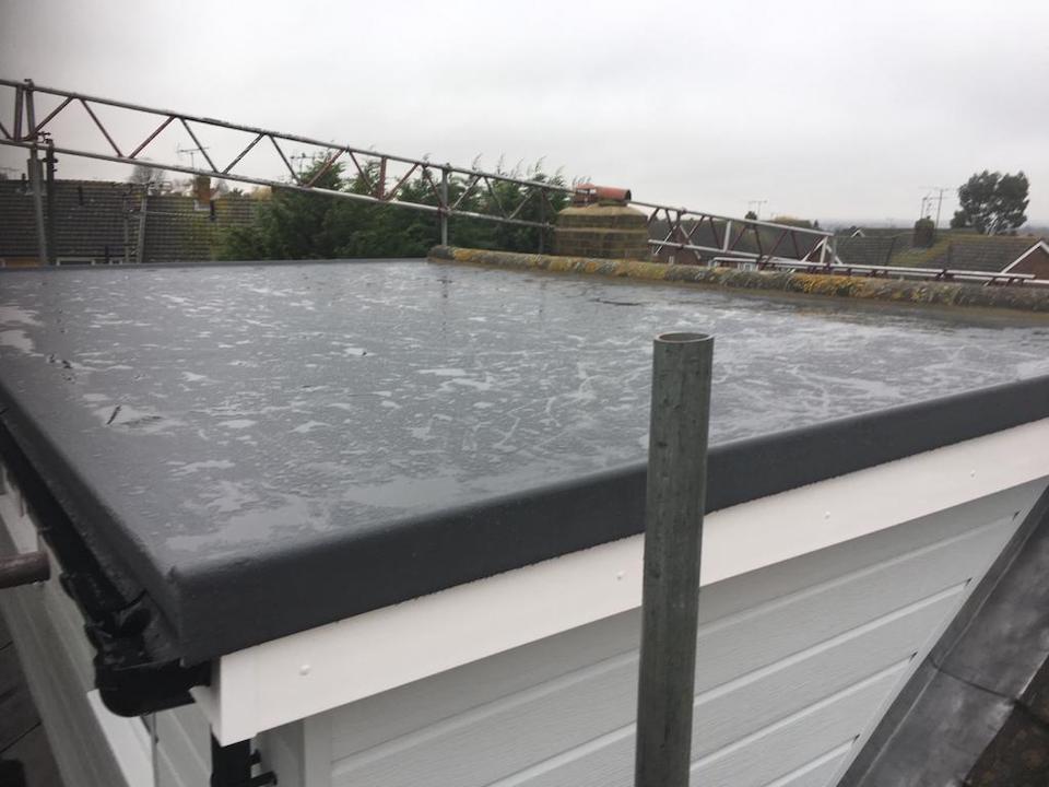 GRP Flat Roof Installation in Chelmsford